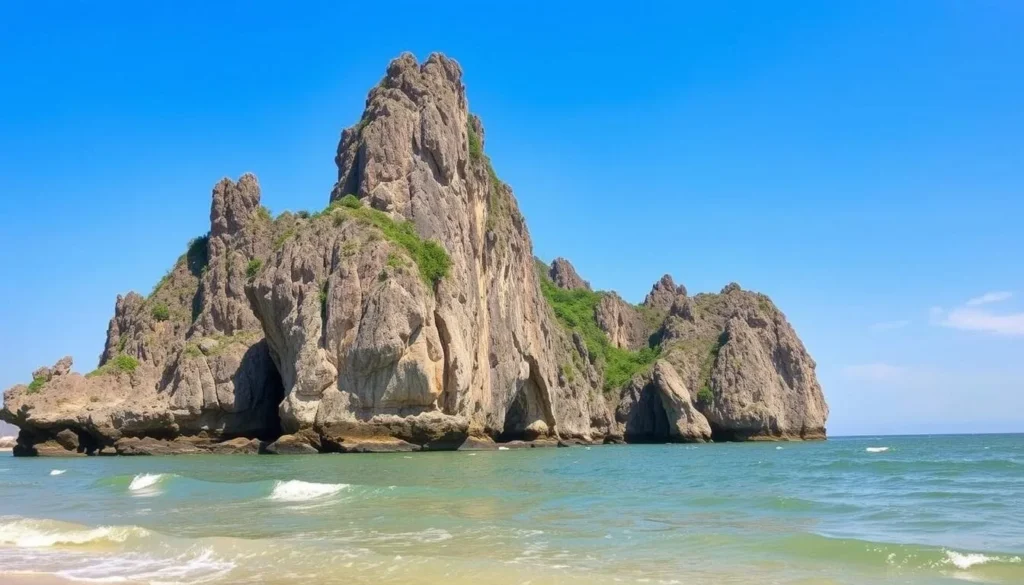 Hon Chong Promontory in Nha Trang, Vietnam, featuring unique rock formations