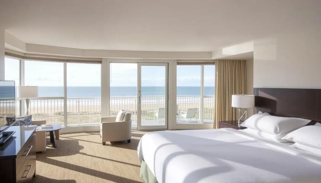 Hotel accommodations in nearby Ocean City, Maryland with beach view Hotel accommodations in nearby Ocean City, Maryland with beach view