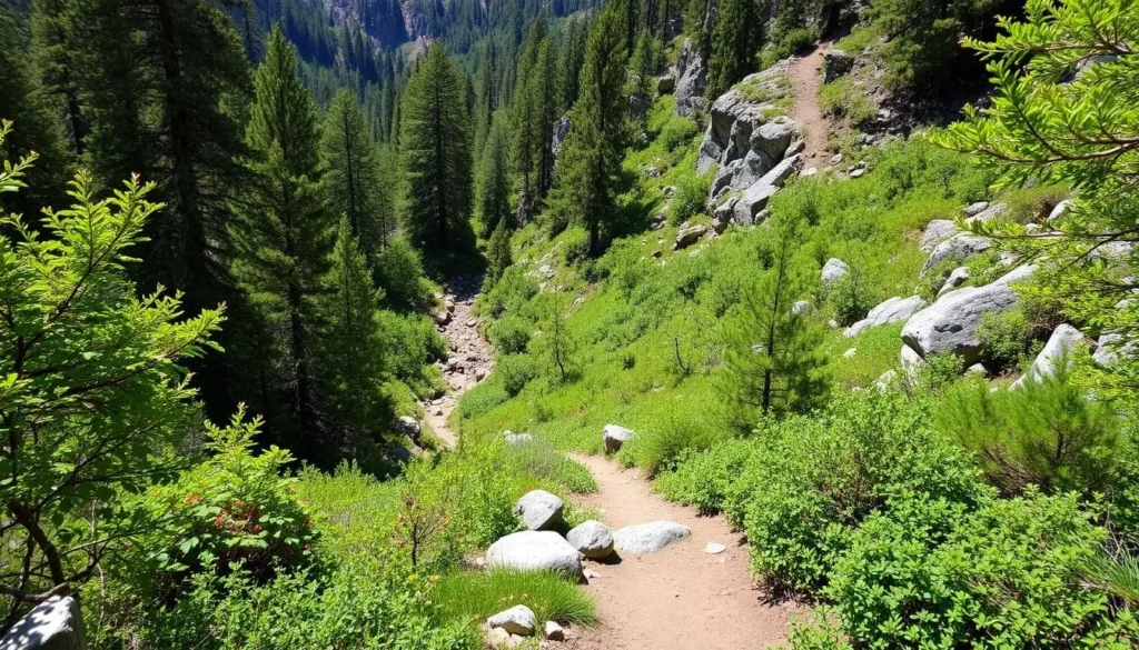 Ides Cove Loop Trail in Yolla Bolly-Middle Eel Wilderness, California