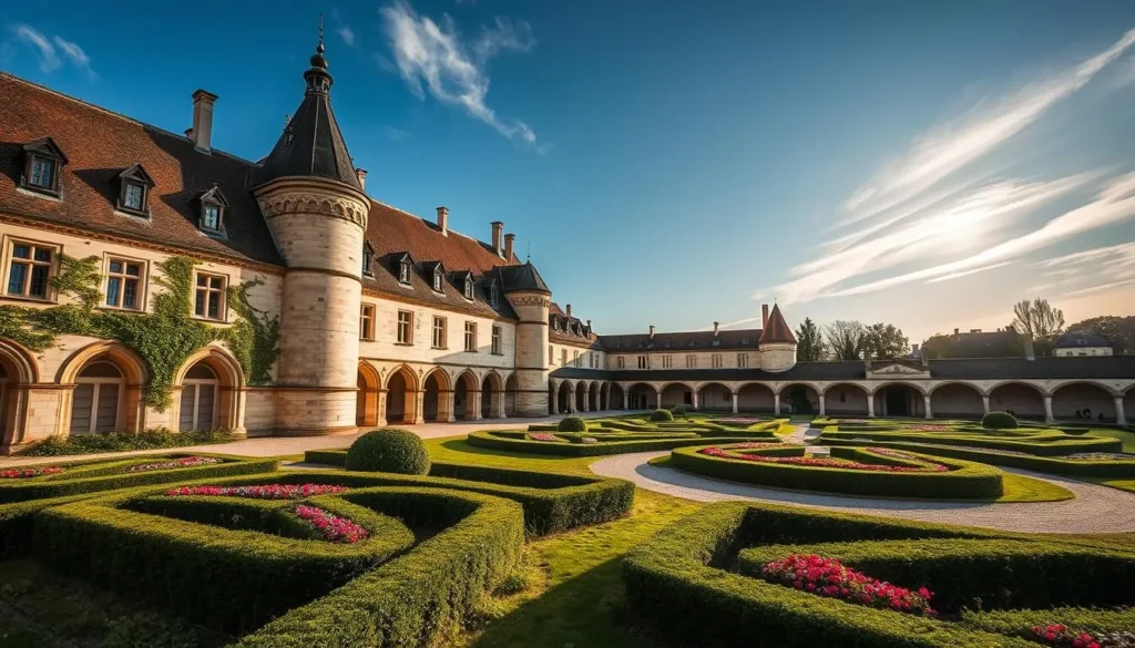 Image of Abbaye Royale de Fontevraud's stunning architecture and gardens