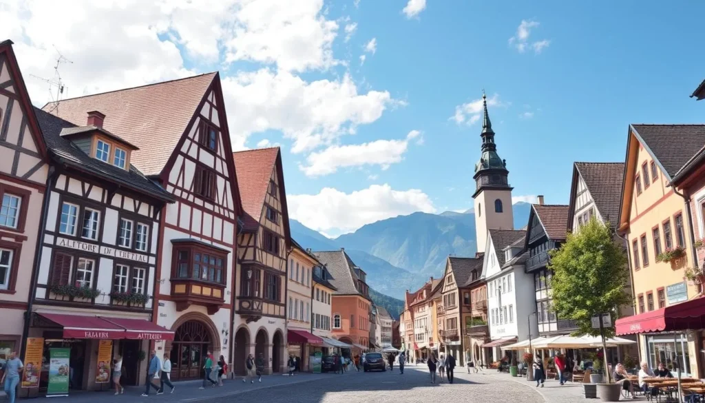 Image of Altdorf, Uri's capital, showcasing its historic center