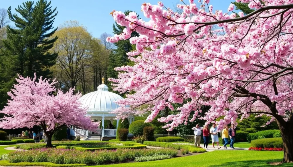 Image of Auburn Botanic Gardens during the Cherry Blossom Festival