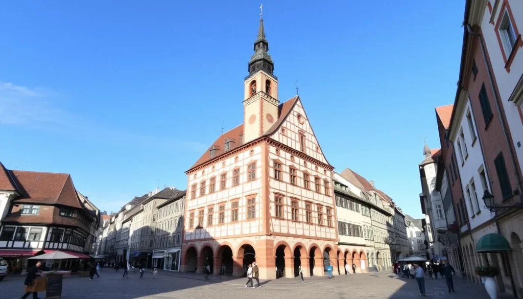 Image of Basel's Old Town with cobblestone streets and medieval architecture