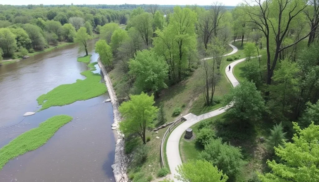 Image of Beaver Islands Trail along the Mississippi River