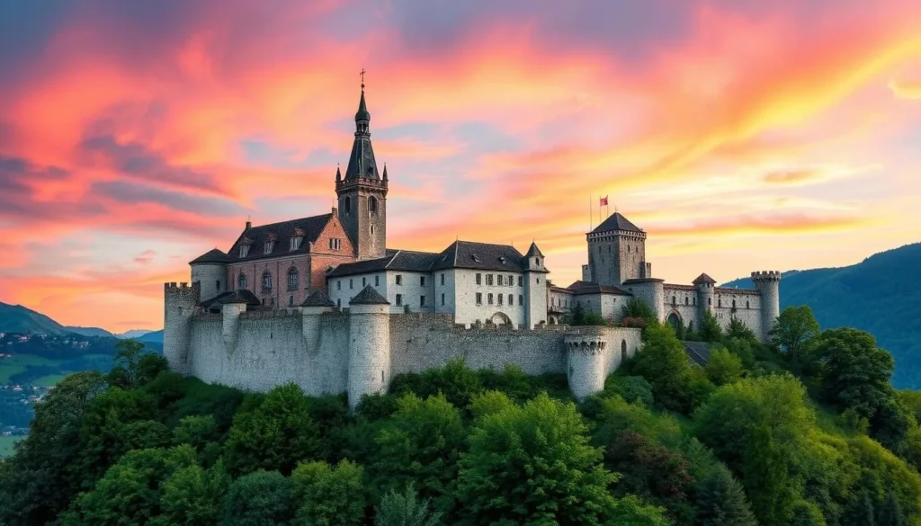 Image of Bellinzona's three medieval castles