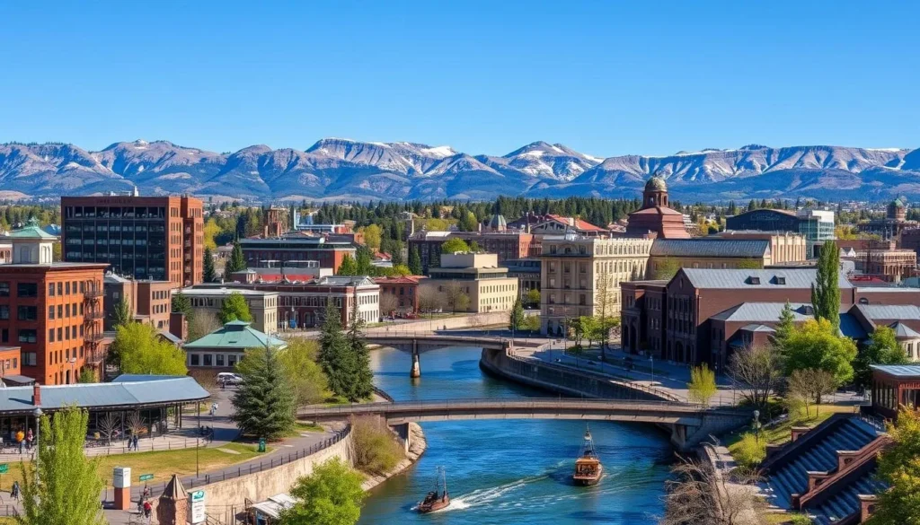 Image of Bend, Oregon's cityscape or a notable landmark