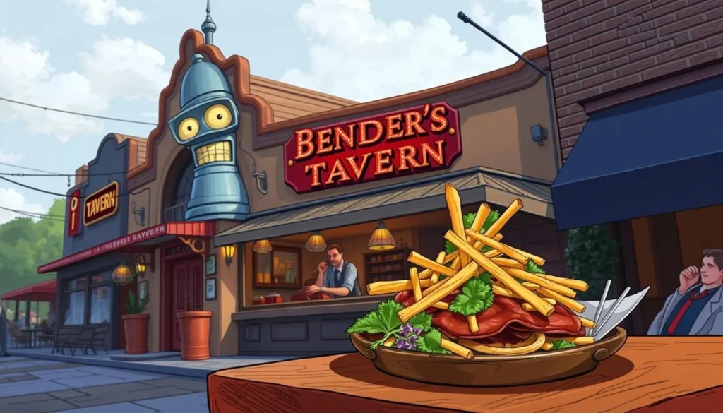 Image of Bender's Tavern exterior or its signature dish
