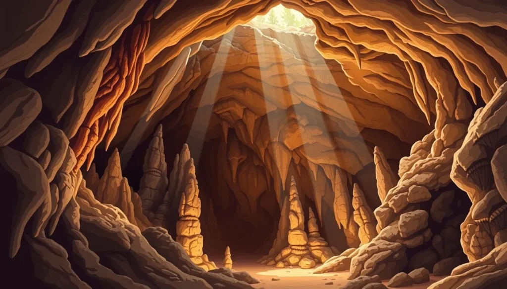 Image of Blanchard Springs Caverns main attraction