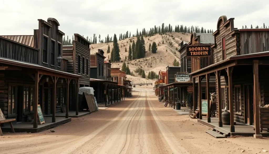 Image of Bodie Ghost Town main street
