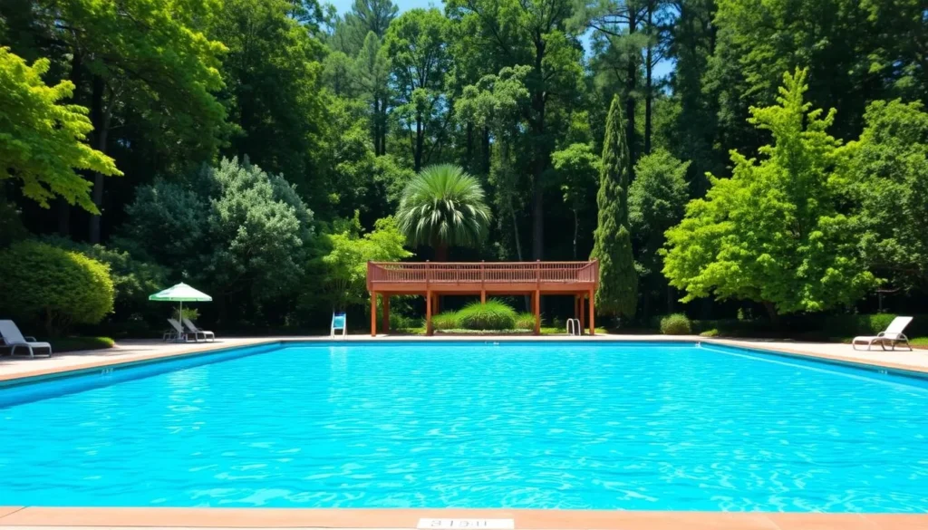 Image of Boiling Springs State Park swimming pool