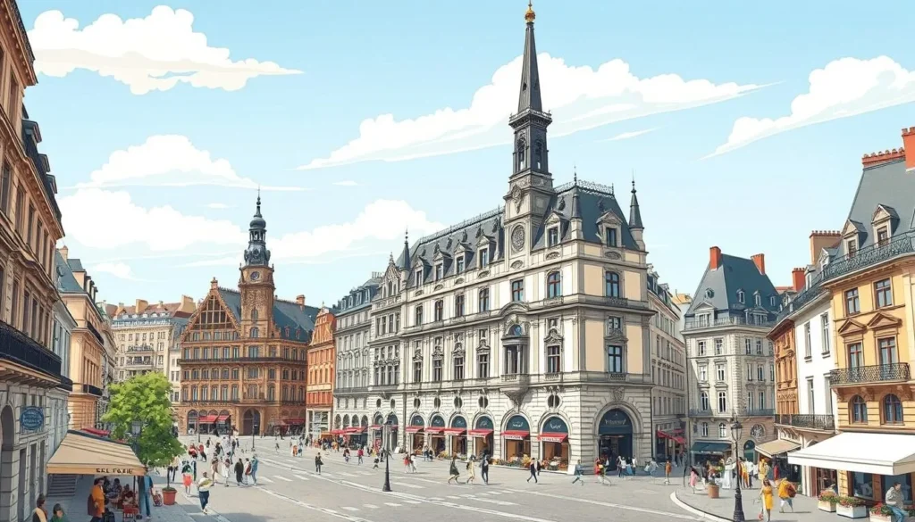 Image of Bordeaux's historic center