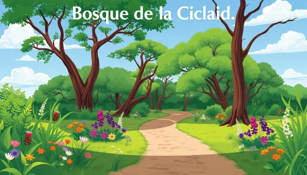 Image of Bosque de la Ciudad with walking trails