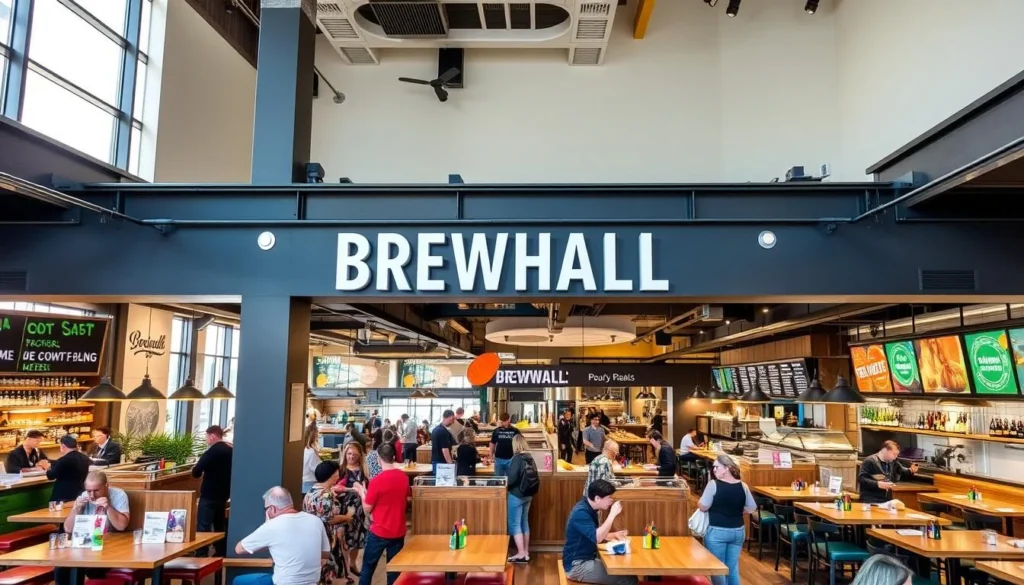 Image of Brewhalla Food Hall interior