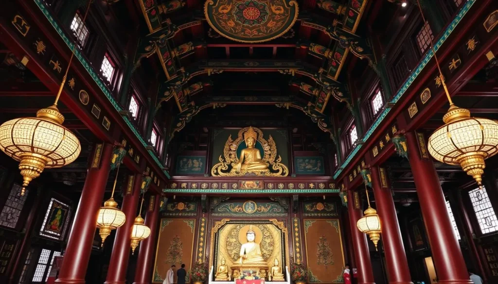 Image of Buddha Tooth Relic Temple's interior