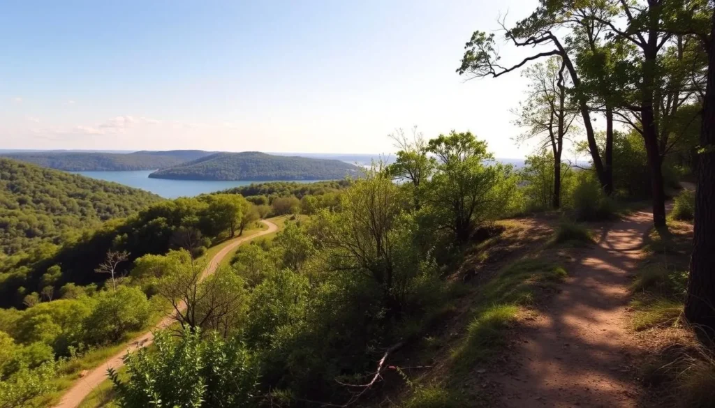 Image of Bull Shoals Lake hiking trails