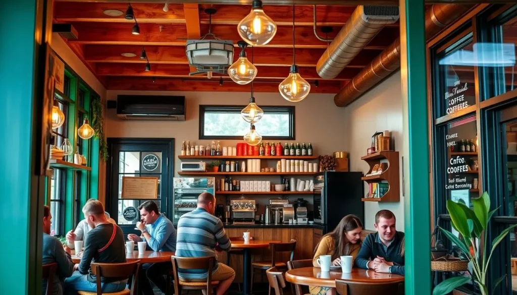 Image of Caffeinated coffee shop in the north end of Williston