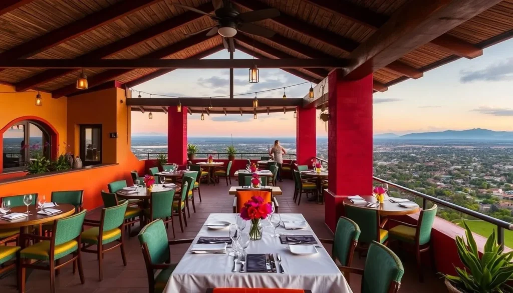 Image of Casa Oaxaca's rooftop dining area