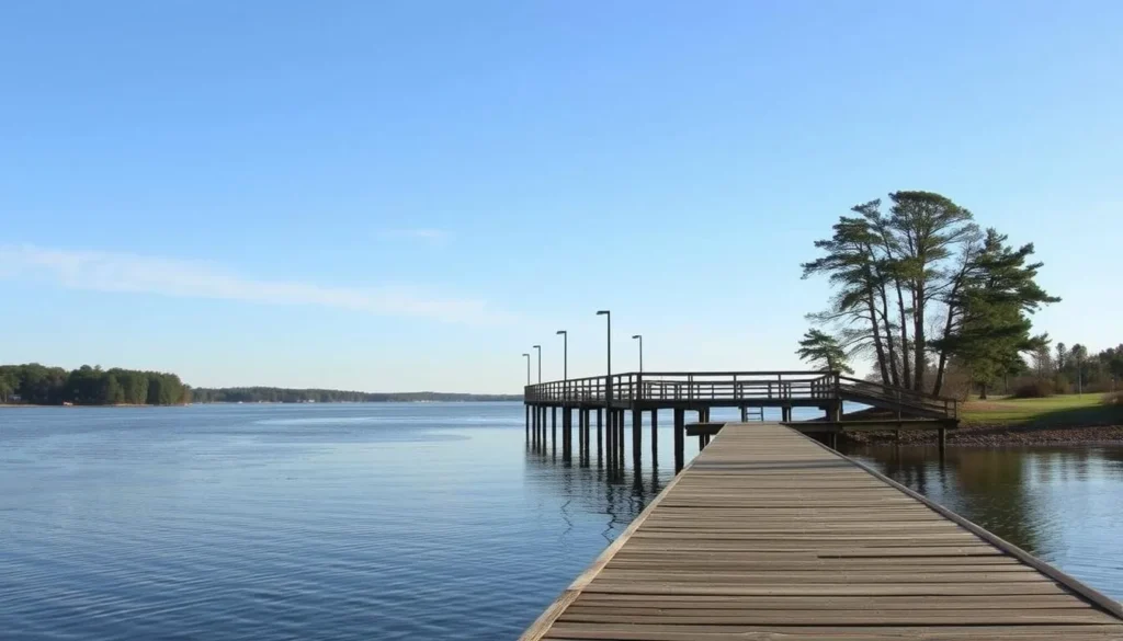 Image of Catawba Island State Park's fishing pier
