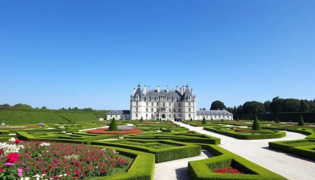 Image of Château de Chenonceau's beautiful gardens