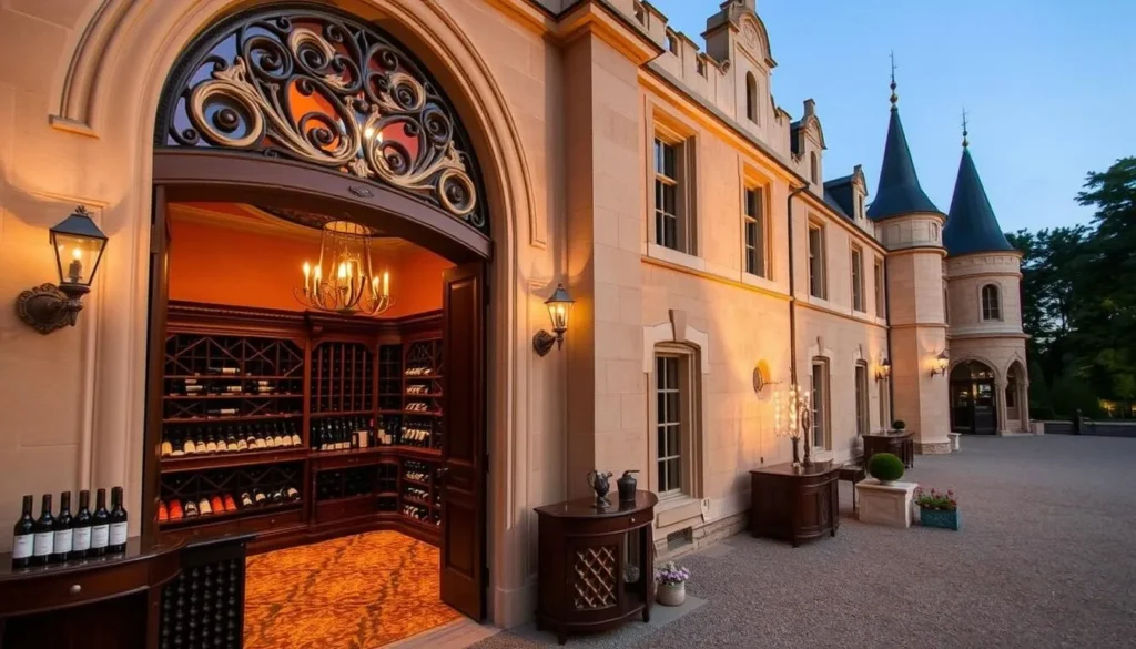 Image of Château de la Gaude's elegant architecture and wine cellar