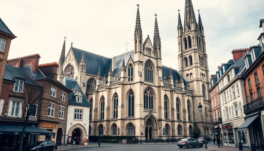 Image of Clermont-Ferrand's cathedral and historic center