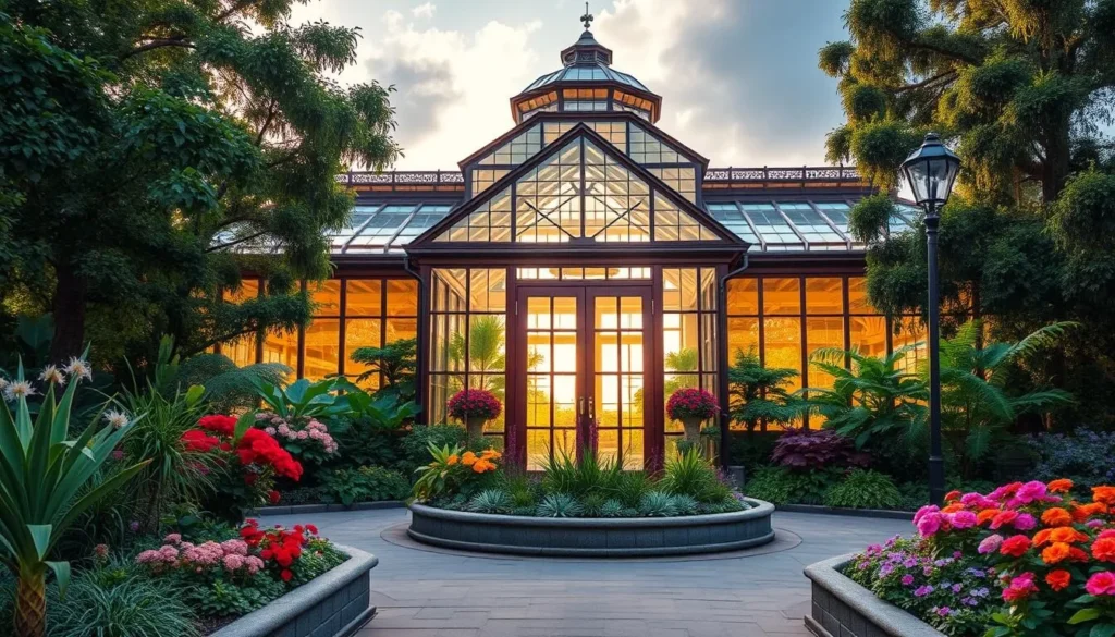 Image of Cleveland Botanical Garden's glasshouse