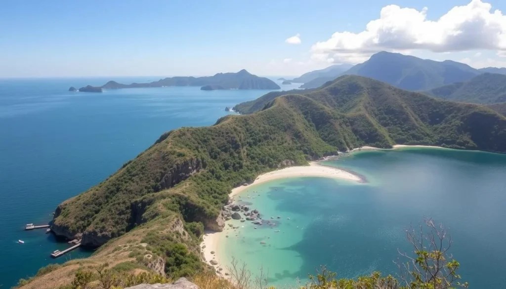 Image of Con Dao Islands during January with serene landscapes and pleasant weather