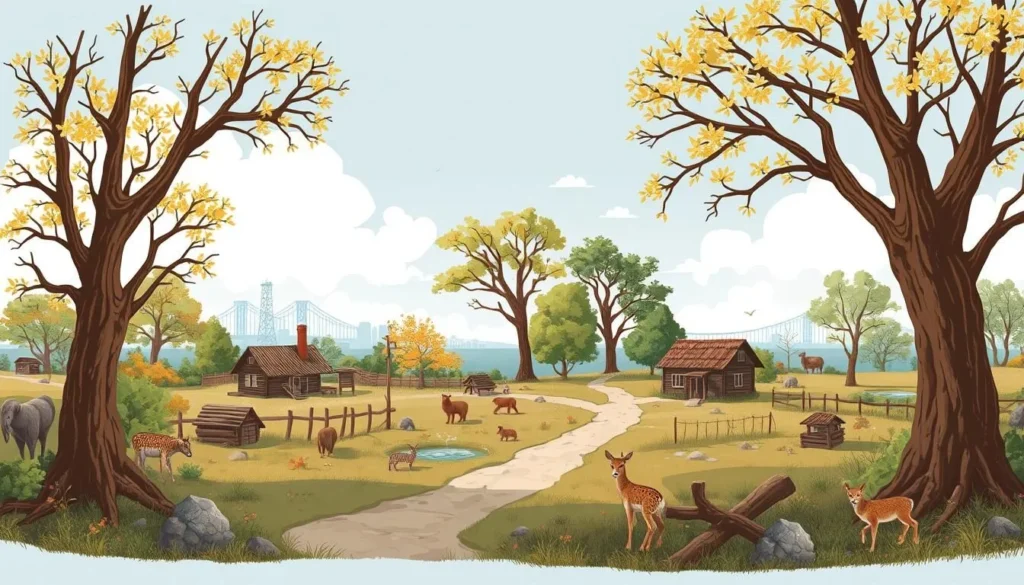 Image of Coney Island Park's rustic landscape with its natural beauty and diverse wildlife.