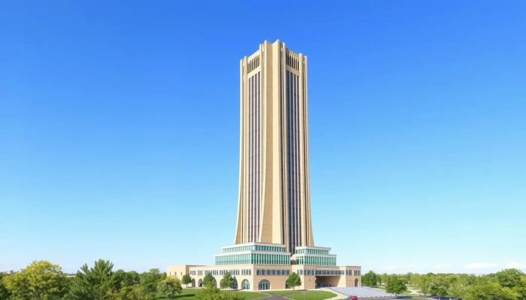 Image of Confluence Tower in Hartford, Illinois