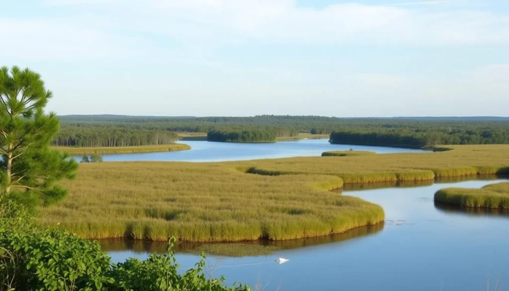 Image of Corson's Inlet State Park with a serene landscape