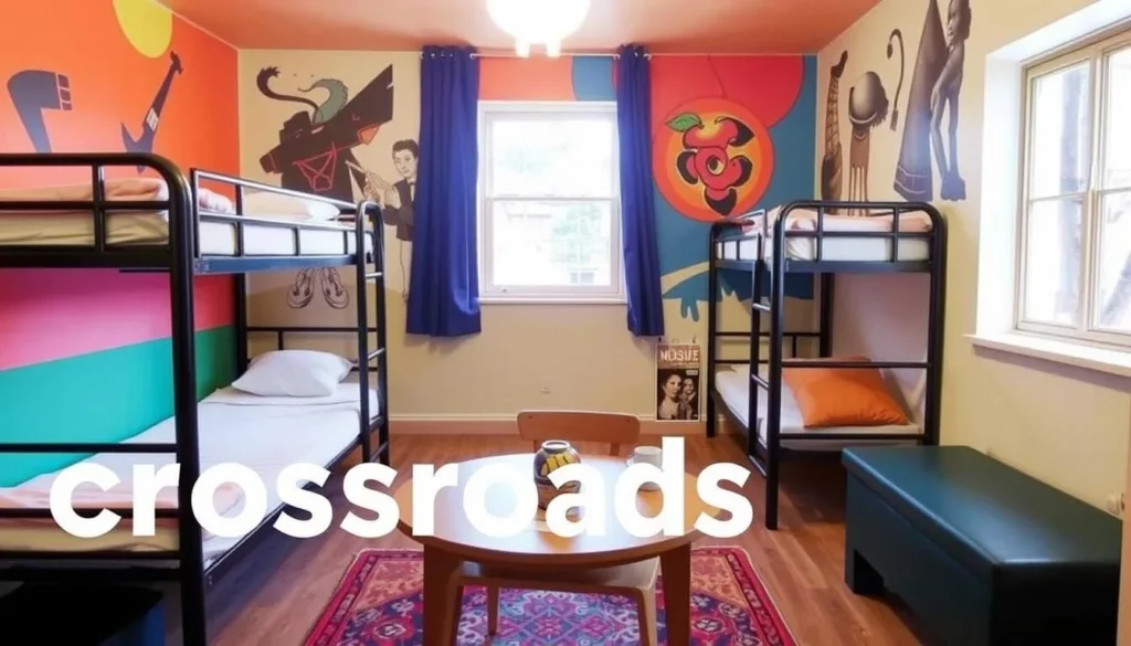 Image of Crossroads Hostel dorm room or common area