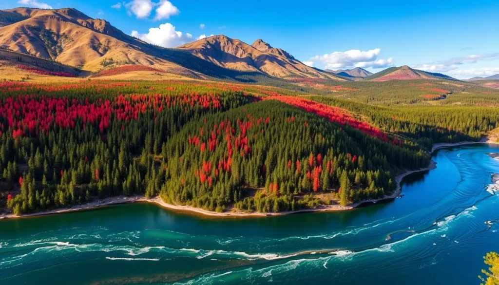 Image of Custer-Gallatin National Forest lakes and rivers