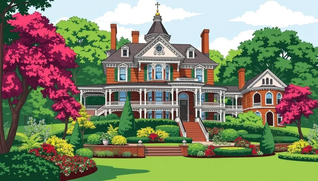 Image of Deepwood Museum Salem's Victorian mansion with gardens