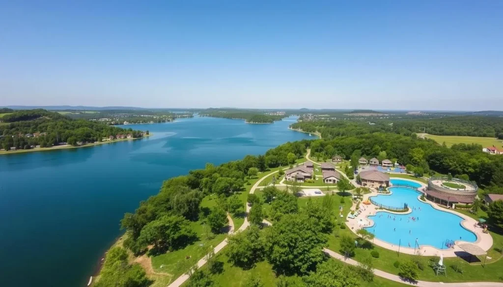 Image of Domaines des Iles with its lakes and recreational areas