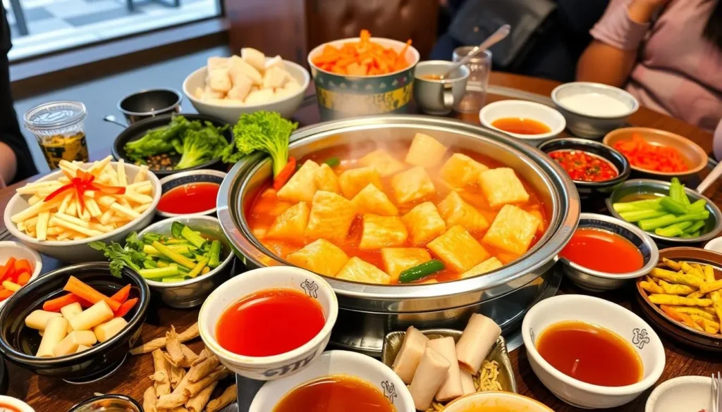 Image of Dookki's tteokbokki hotpot buffet