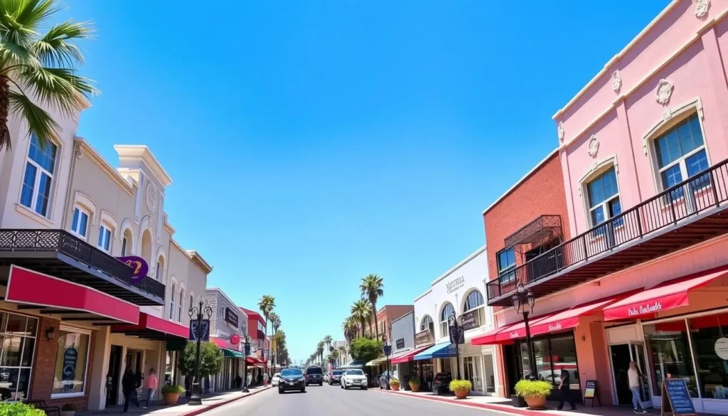 Image of Downtown Ventura's historic Main Street