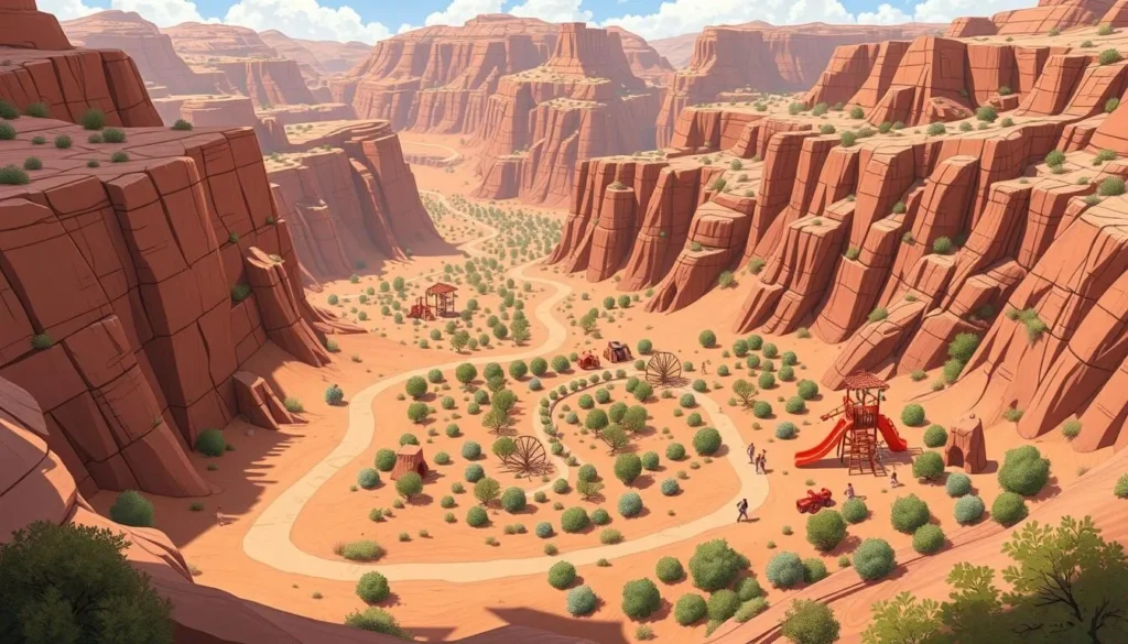 Image of Dry Canyon with trails and playground