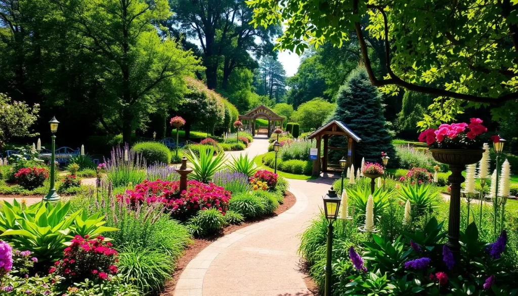 Image of Duke Farms gardens