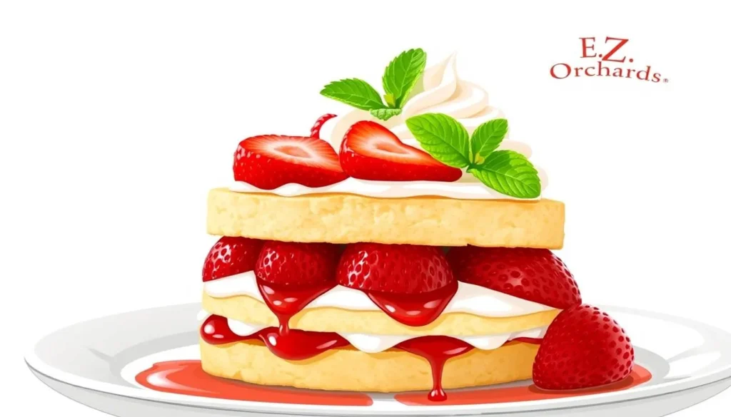 Image of E.Z. Orchards' strawberry shortcake