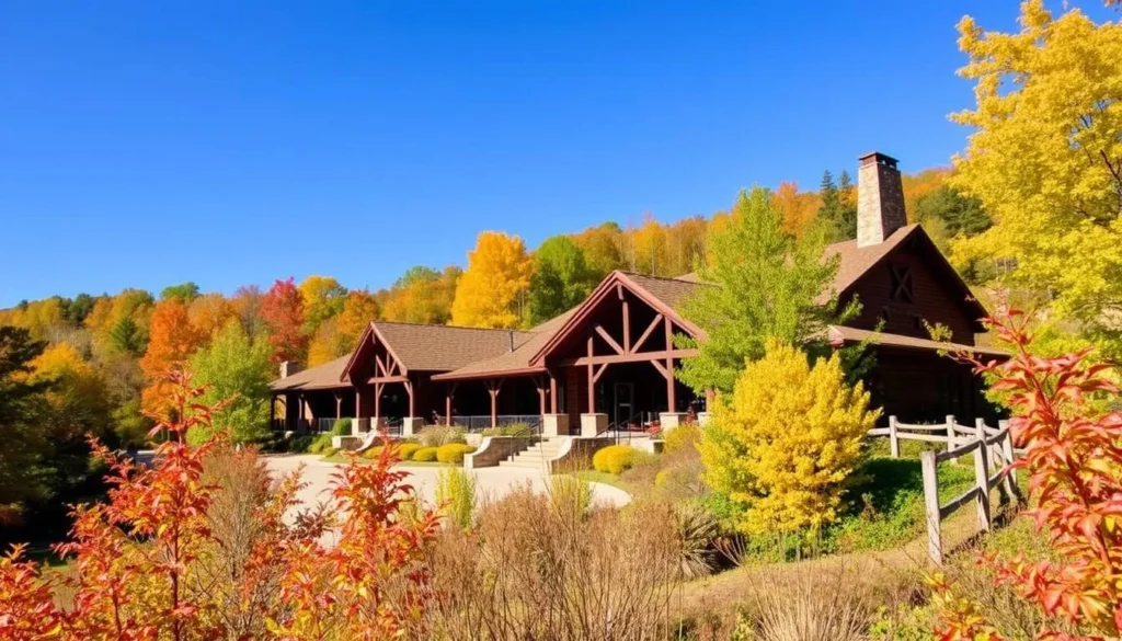 Image of Echo Bluff State Park lodge