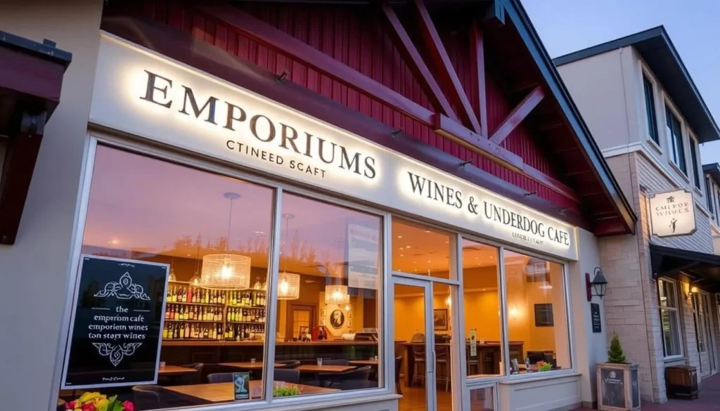 Image of Emporium Wines & Underdog Cafe's exterior or interior