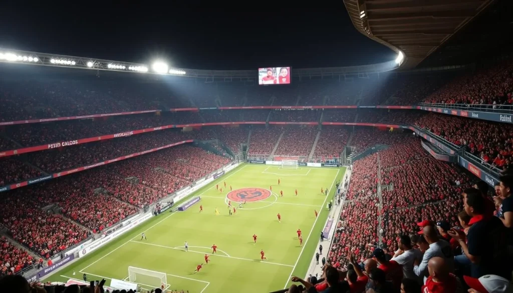Image of Estadio Caliente during a Xolos soccer match