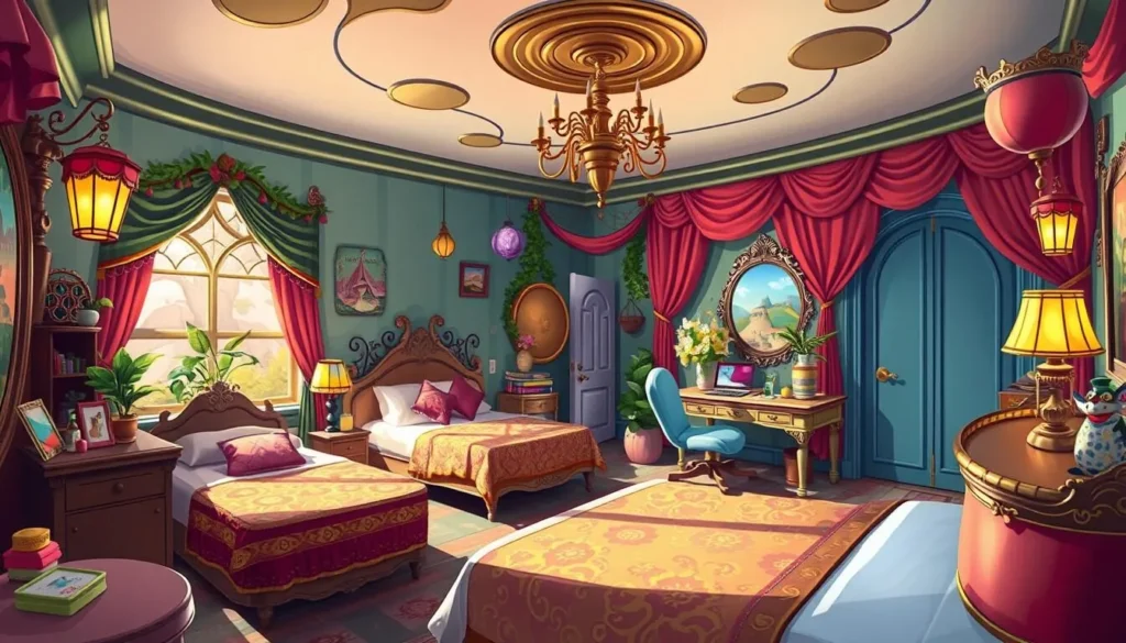 Image of Fantasyland Hotel's themed room