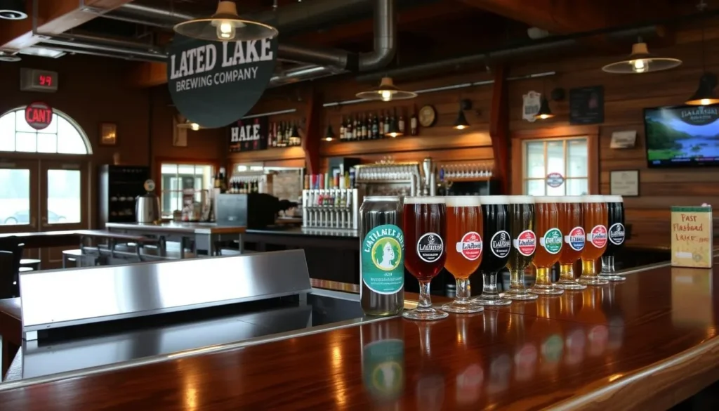 Image of Flathead Lake Brewing Company with a selection of their beers