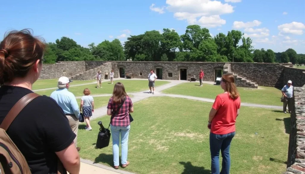 Image of Fort Meigs historic site, with a guided tour