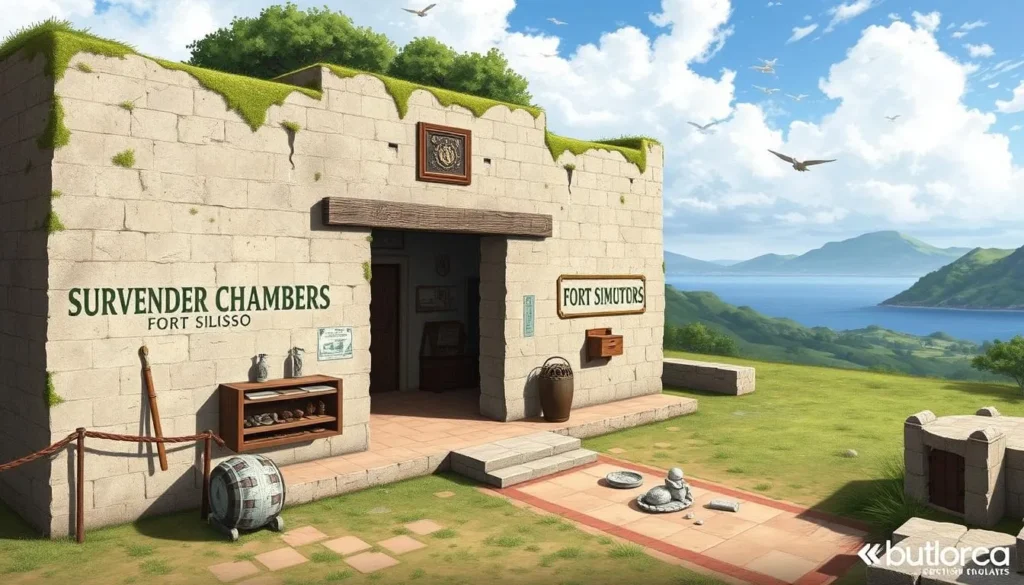 Image of Fort Siloso's Surrender Chambers