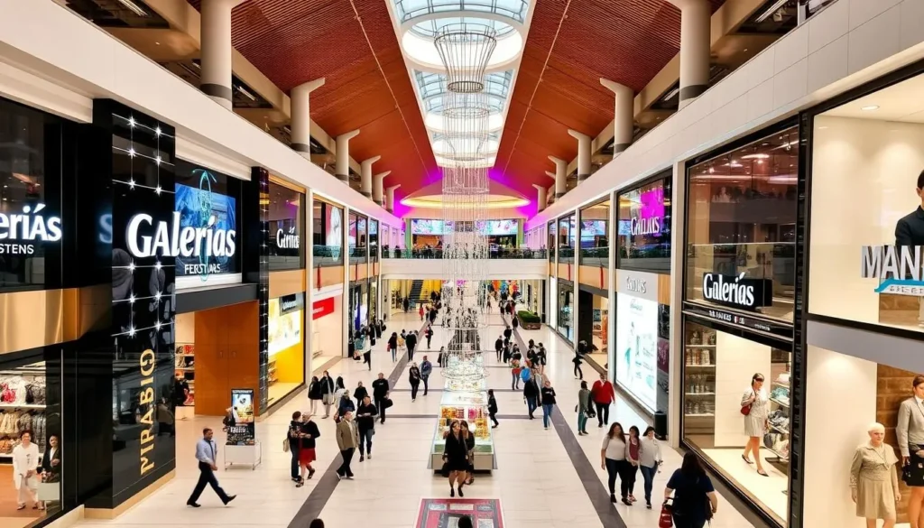 Image of Galerías Mall interior