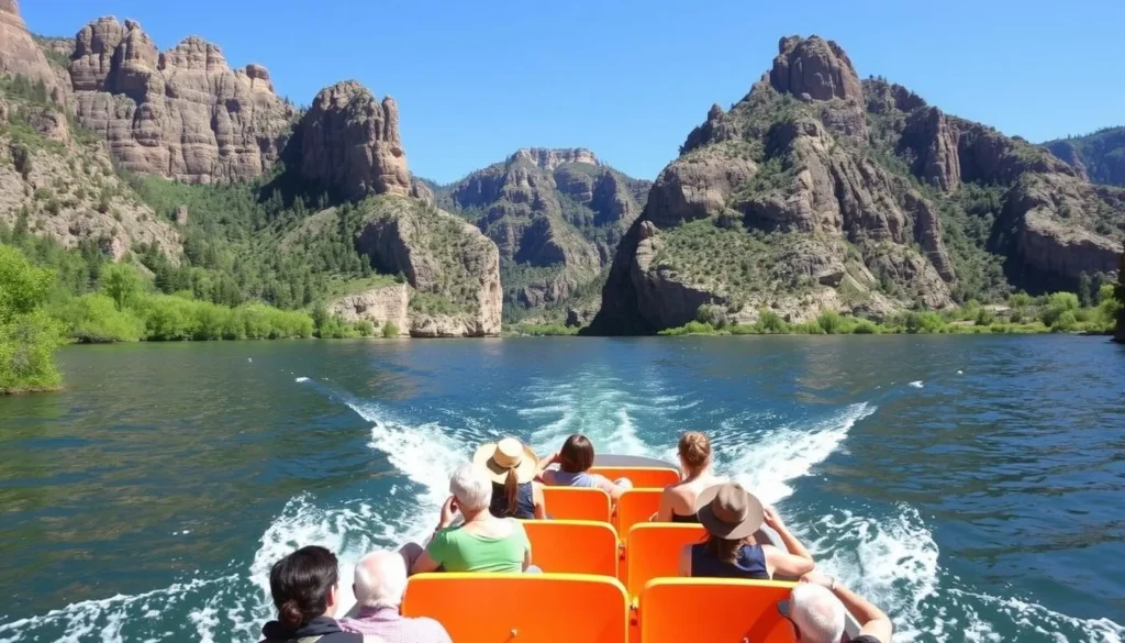 Image of Gates of the Mountains boat tour on Missouri River