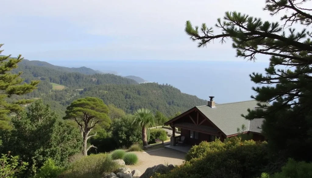 Image of Glen Oaks Big Sur with a cozy cabin