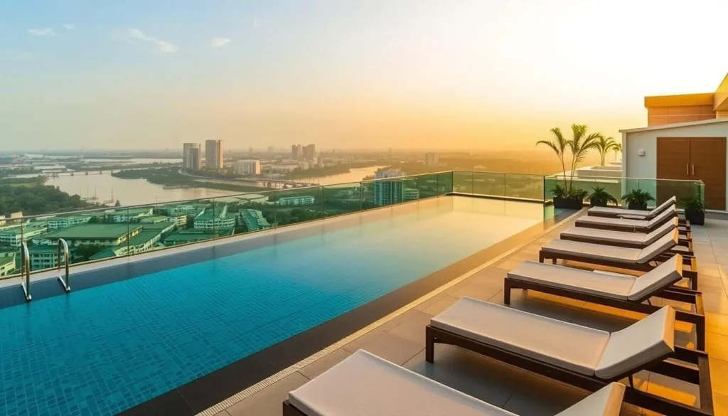 Image of Grand Sylhet Hotel & Resort rooftop pool